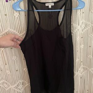 Black Sheer Women's Top